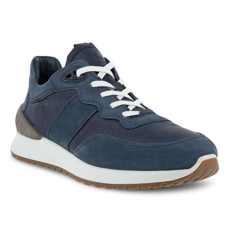 Men Casual Ecco Astir - Sneakers Blue - India OFZVDQ236